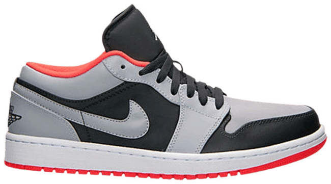 Air Jordan 1 Low Wolf Grey Infrared 553558 022