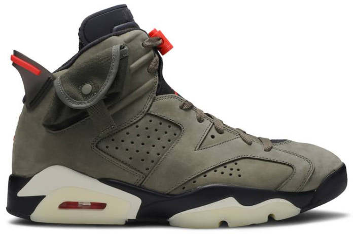 Travis Scott x Air Jordan 6 Retro Olive CN1084 200