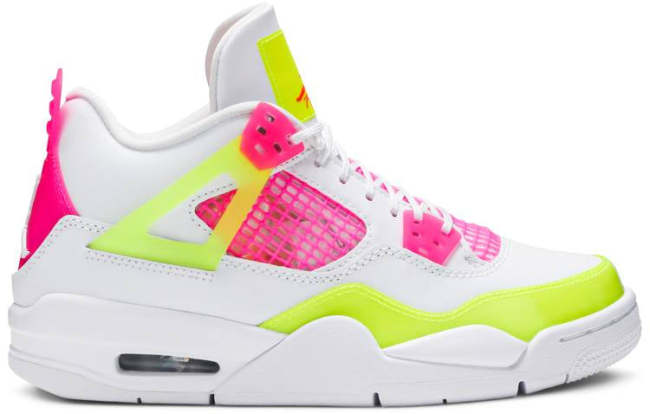 Air Jordan 4 Retro Wmns Lemon Venom CV7808 100