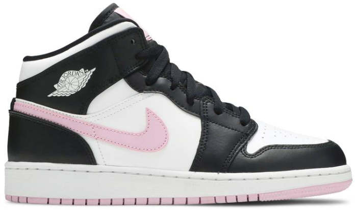 Air Jordan 1 Mid White Light Arctic Pink 555112 103