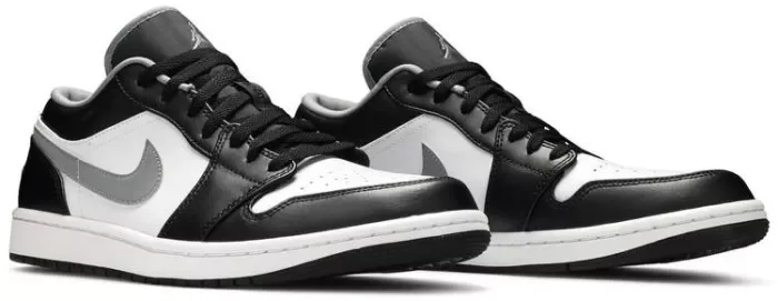 Air Jordans 1 Low 'Black Medium Grey' 553558-040