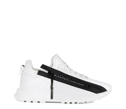 Spectre Low Runners Sneakers In Perforated Leather With Zip Luxury Designer Shoes Fashion Top Quality 1:1 Destiny Italy Craft Slide