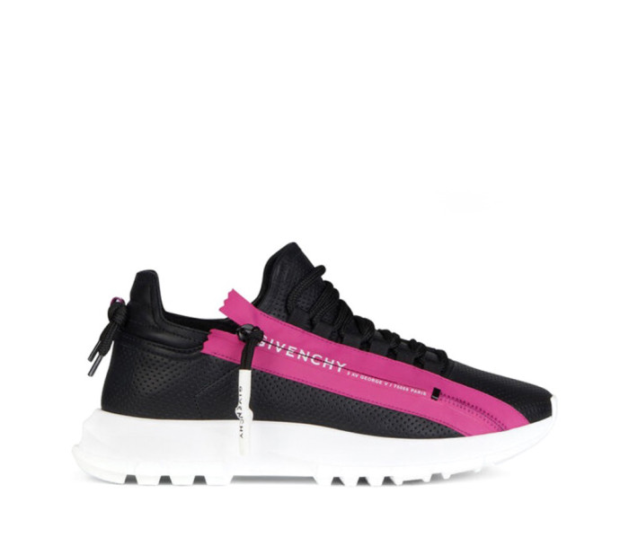 Spectre Low Runners Sneakers In Perforated Leather With Zip Luxury Designer Shoes Fashion Top Quality 1:1 Destiny Italy Craft Slide