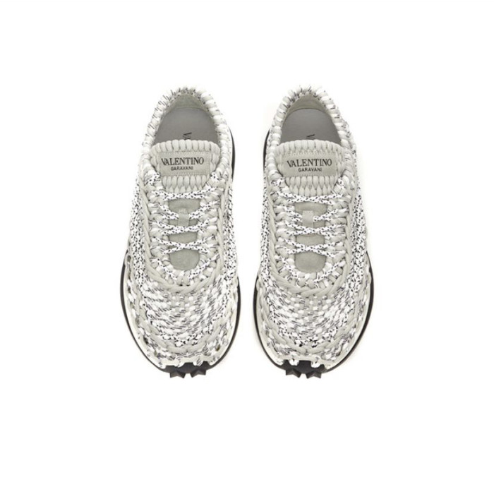Crochet Crochet Sneaker In Fabric Luxury Designer Shoes Fashion Top Quality 1:1 Destiny Italy Craft
