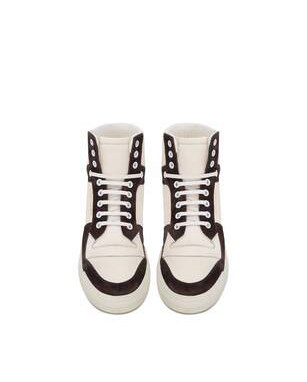 Designer Sl24 Mid-Top Sneakers In Used-Look Leather Shoe Luxury Designer Shoes Fashion Top Quality 1:1 Destiny Italy Craft