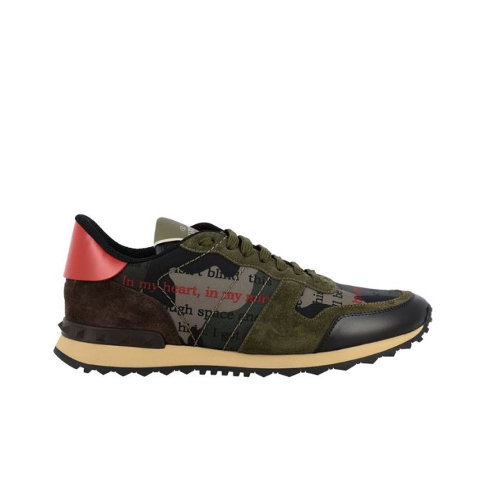Camouflage Rockrunner Sneaker leisure Shoe Luxury Designer Fashion Top Quality 1:1 Destiny Italy Craft