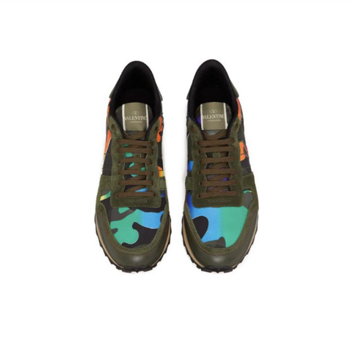 Multicolor Mesh Fabric Camouflage Sneaker Luxury Designer Shoes Fashion Top Quality 1:1 Destiny Italy Craft