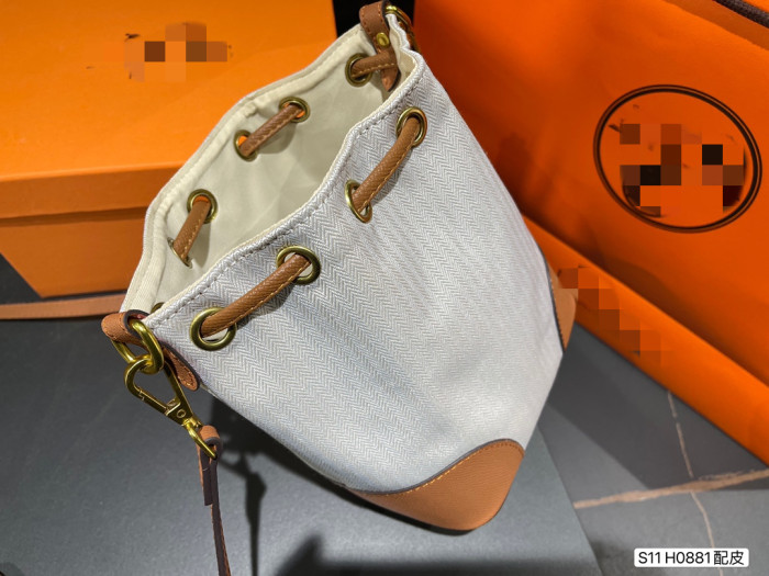 Designer bucket bag handbag