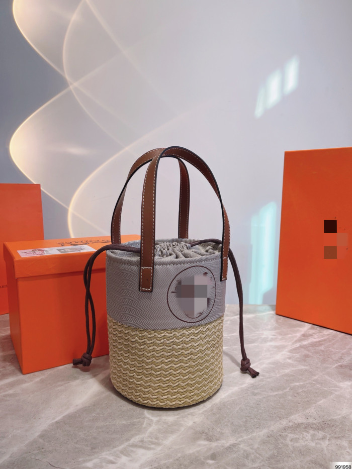 Designer shopping bag bucket bag handbag