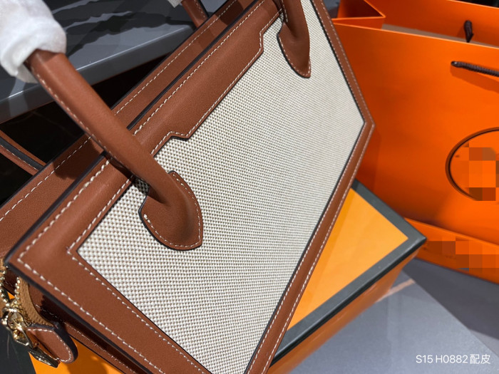 Designer handbag canvas tote bag