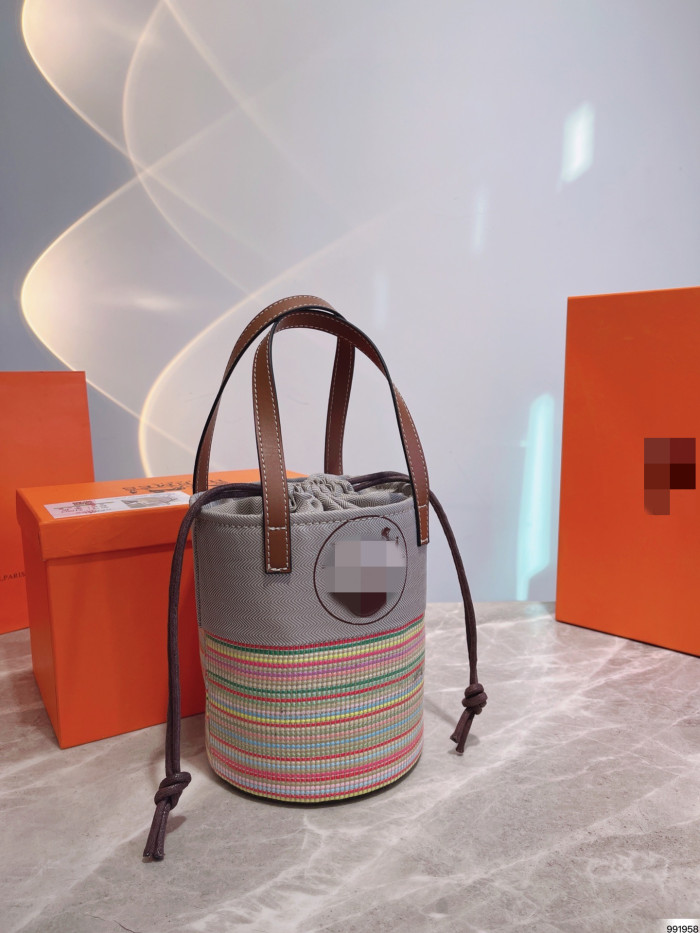 Designer shopping bag bucket bag handbag