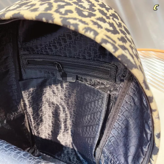 Designer Leopard Backpack
