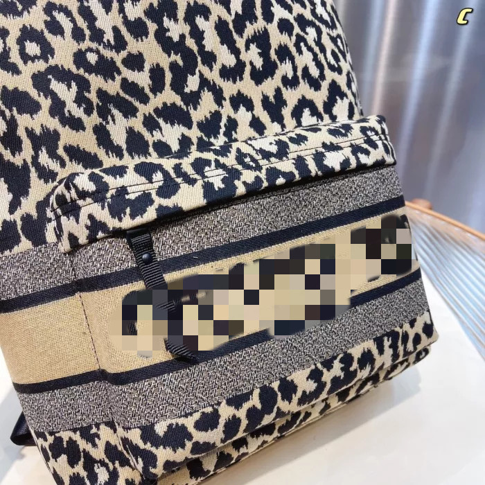Designer Leopard Backpack