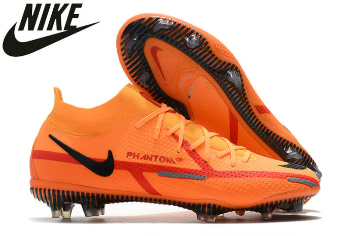 Nike Soccer Shoes Phantom GT2 Academy Dynamic Fit MG Multi-Ground Soccer Cleat Outdoor Leather Comfortable Knit ACC Football Boots