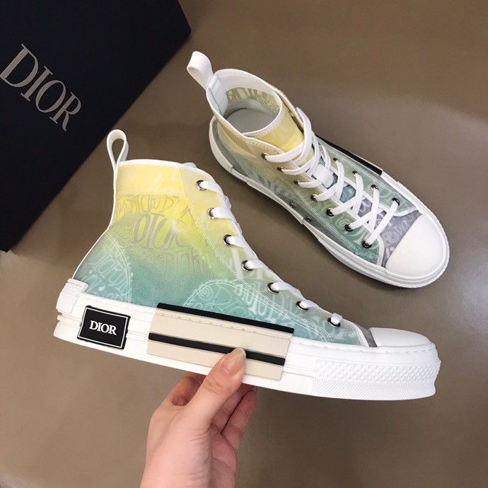 Designer B23 HIGH-TOP SNEAKER Oblique Canvas Luxury Designer Shoes Fashion Top Quality 1:1 Destiny Italy Craft