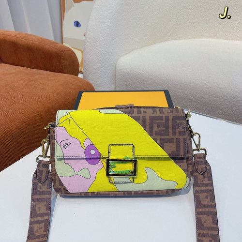 Designer Bags One-shoulder Diagonal Bags Patterned Beauty Characters handbag