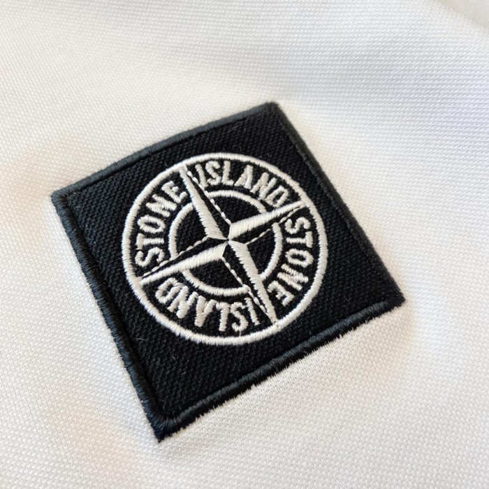 Designer Logo Embroidered Short Sleeve Polo Shirt