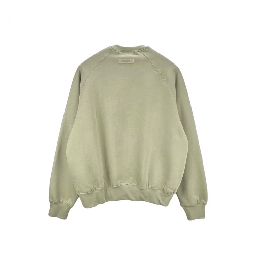 Fear of god fog essentials double line raglan round neck sweater (plus velvet version)