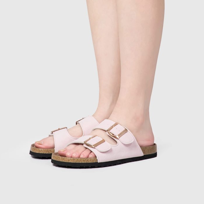 Womens Slide Sandals-Pink