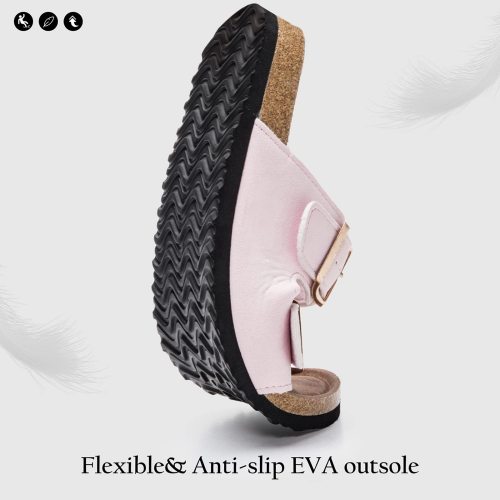 Womens Slide Sandals-Pink