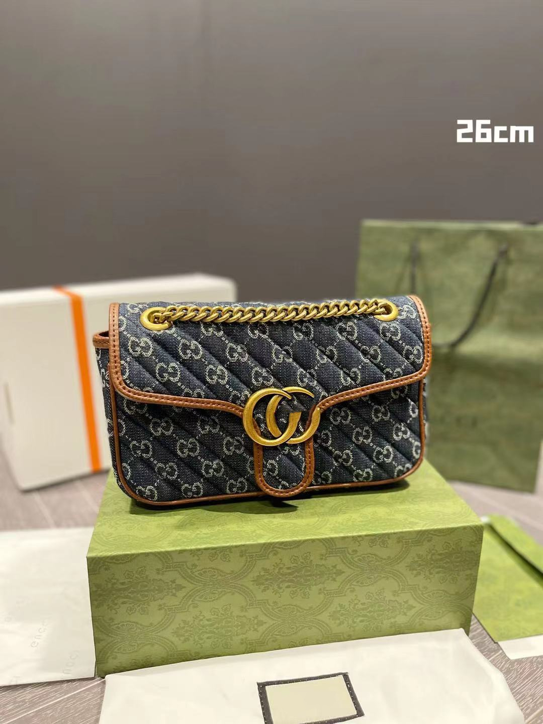 Gucci Marmont bag Clutch Shoulder Bag Classic Letters handbag