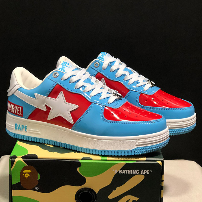 Bape X Nike Air Force 1 sta low Classic all-match casual sneakers