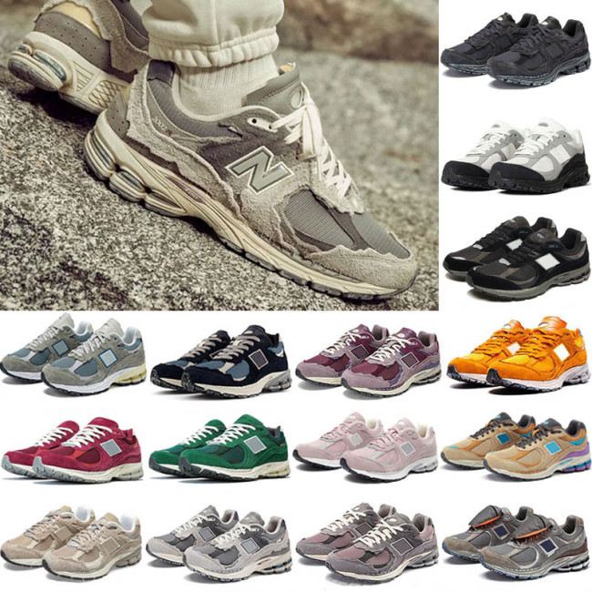 New Balance Hot 2002R Athletic Mens Women Luxury Casual Shoes Triple S Black White Protection Pack  Rain Cloud Phantom Sea Salt Sail Designer Bowling OG Sneakers outdoor