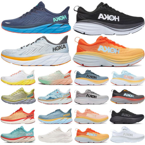 2023 HOKA ONE ONE Bondi 8 8s 9 9s Shoka Running Shoe local boots online store training Sneakers Accepted lifestyle Shock absorption highway Designer Women Men shoes size 36-45