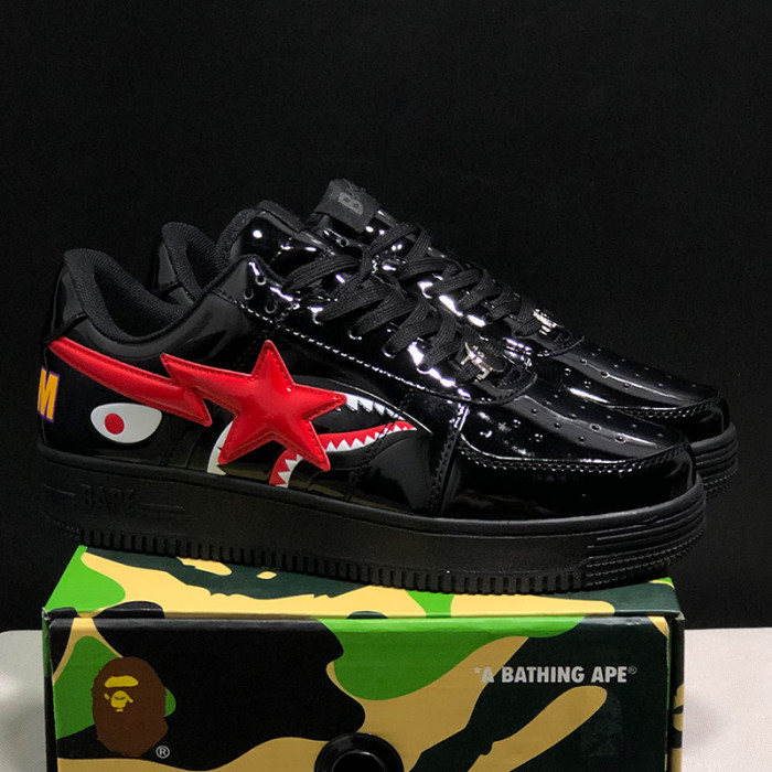 Bape X Nike Air Force 1 sta low Classic all-match casual sneakers