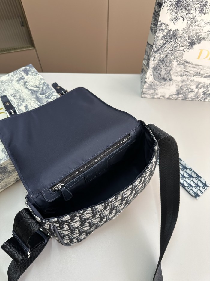Dior oblique printed canvas ExPlorer messenger bag