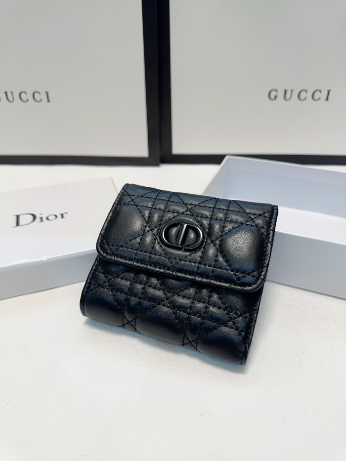Dior fashion wallet lambskin purse