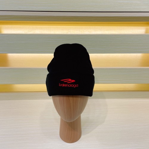 Balenciaga classic embroidered lettering knitted hat