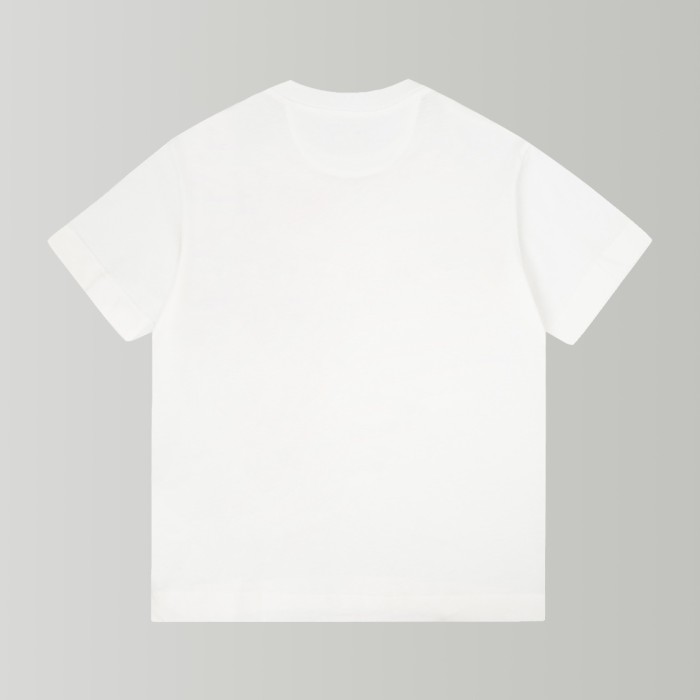 Fendi men women couples the same style short-sleeved half-sleeved couple loose oversize version t-shirt