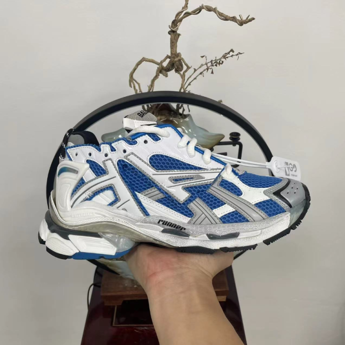Balenciaga Men Women shoes 7.0s Runner Graffiti mesh nylon sneakers