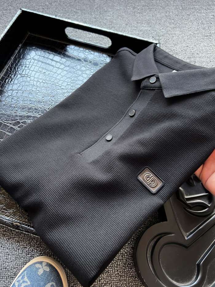 Dior CD luxury long-sleeved sweatshirt Polo shirt