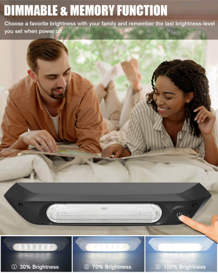 OPPKEPT LED RV Lights Exterior with 3Level Dimmer Switch, Upgrade 12V