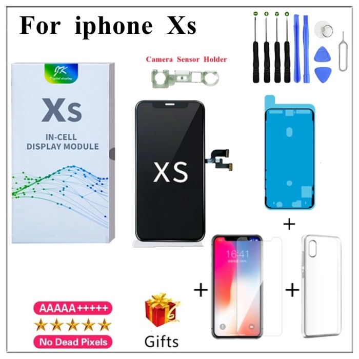 JK Screen For iPhone X Xs Max Xr LCD Display Touch Screen No Dead Pixel Digitizer Assembly Replacement Part