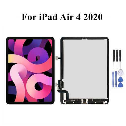 For iPad Air 4 4th Gen 2020 A2316 A2324 A2325 A2072 LCD Touch Digitizer Assembly Replacement Spare Part + Tools