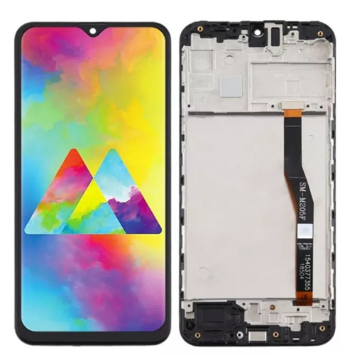 For Samsung Galaxy M20 M205 M205F LCD Touch Digitizer Assembly With Frame Replacement Part 