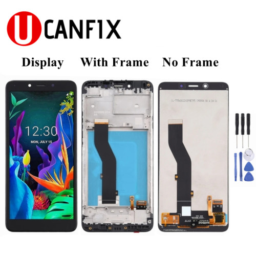 5.45''  For LG K20 2019 LM-X120EMW LMX120EMW LCD Digitizer Assembly With Frame | Without Frame