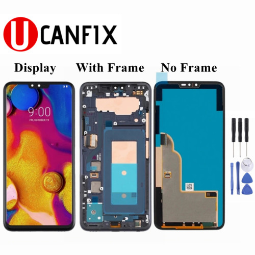6.4''  P-OLED Display Touch Screen For LG V40 ThinQ V405QA7 V405UA LCD Digitizer Assembly With Frame | Without Frame