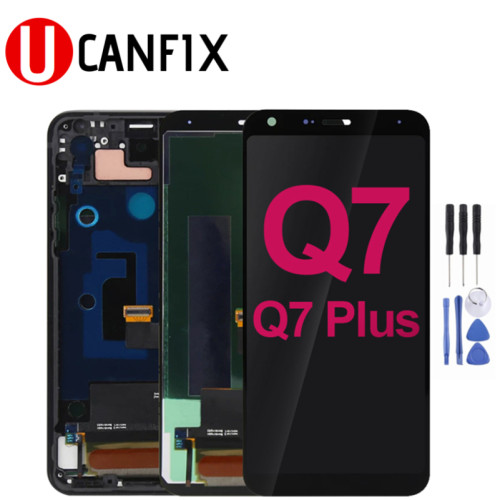 5.5'' LCD Display Touch Screen For LG Q7 Q7 Plus Q610 LCD Digitizer Assembly With Frame | Without Frame