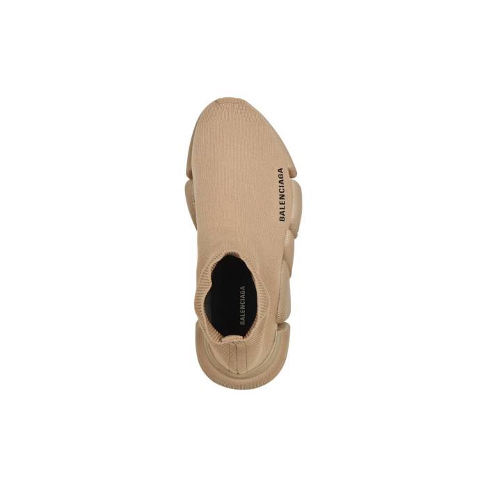 SPEED 2.0 RECYCLED KNIT TRAINERS IN BEIGE