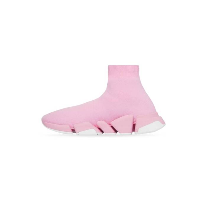 SPEED 2.0 RECYCLED KNIT TRAINERS WITH BICOLOR SOLE IN LIGHT PINK