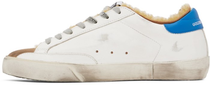 GOLDEN GOOSE White Super-Star Skate Sneakers