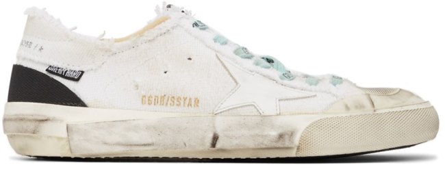 GOLDEN GOOSE White Penstar Super-Star Sneakers