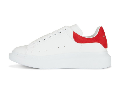 Alexander Mcqueen Oversized  White & Lust Red