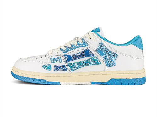 AMIRI  BANDANA SKEL  White & Blue