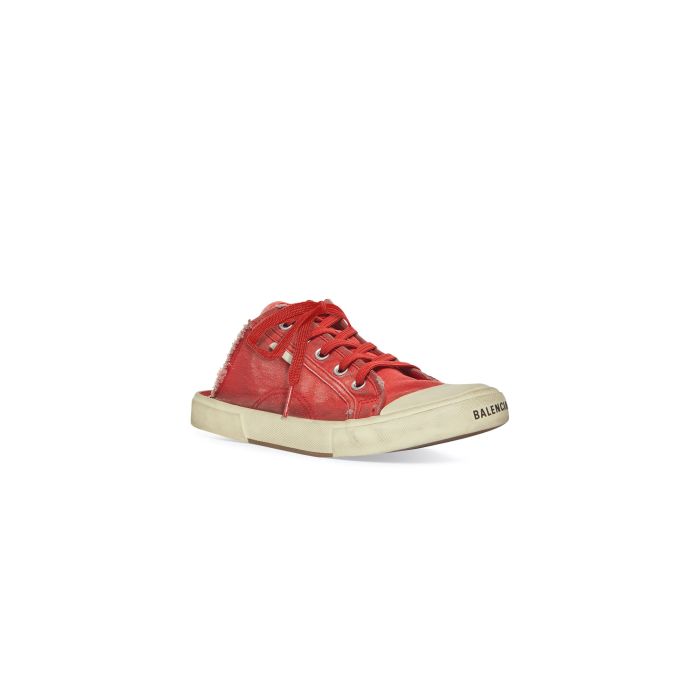 Balenciaga PARIS MULE IN RED