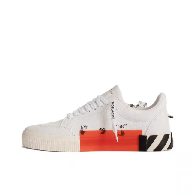 Off White c/o virgil abloh vucanized casual sneakers low white